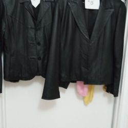 2 Genuine Leather Jackets 