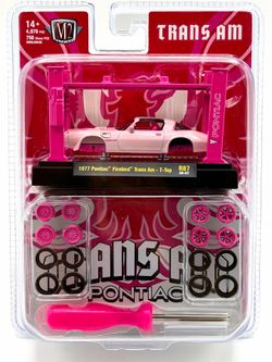 (RARE CHASE) M2 1:64 Scale Diecast Model Kit - 1977 Pontiac Firebird Trans Am - T-Top