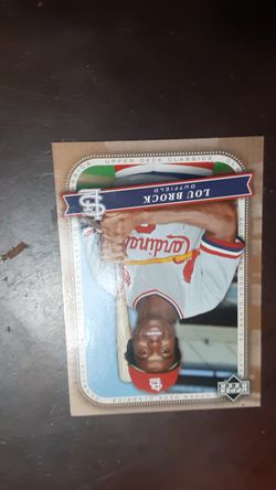 Lou brock baseball card