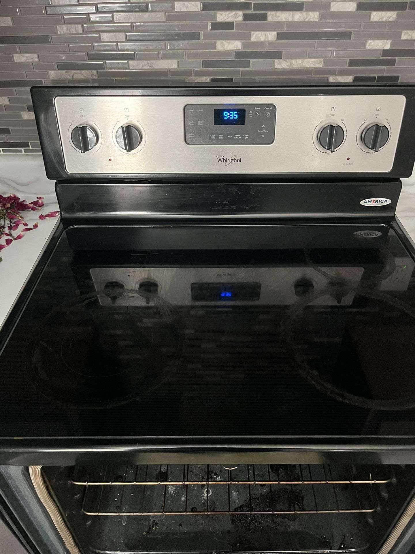 Electric whirlpool stove