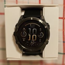 Garmin - fēnix 8 AMOLED Sapphire GPS Smartwatch 51mm Fiber-reinforced polymer - Carbon Gray DLC Titanium