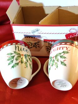 Lenox Holiday Mug Set w/Orig. Box