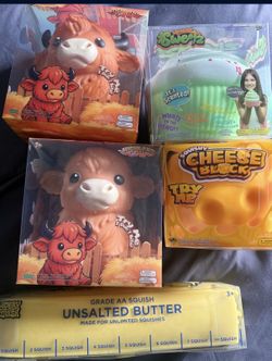 Squishy cheese, butter, cow