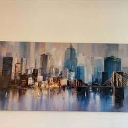 New York City skyline canvas/ picture