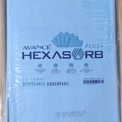 Avancé Hexasorb Plus Disposable 30" x 36" Underpads with Dual Backtapes Pack of 100