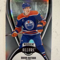 2025-26 Allure - Quinn Hutson #112 BLACK RAINBOW (RC Rookie)