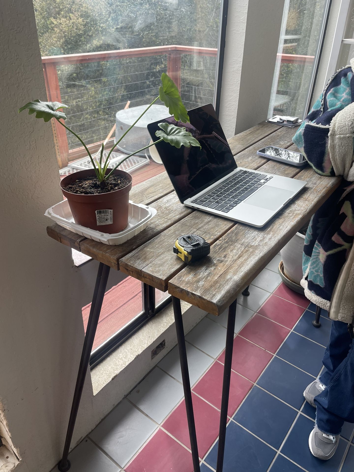 Old shutter Frame Table 