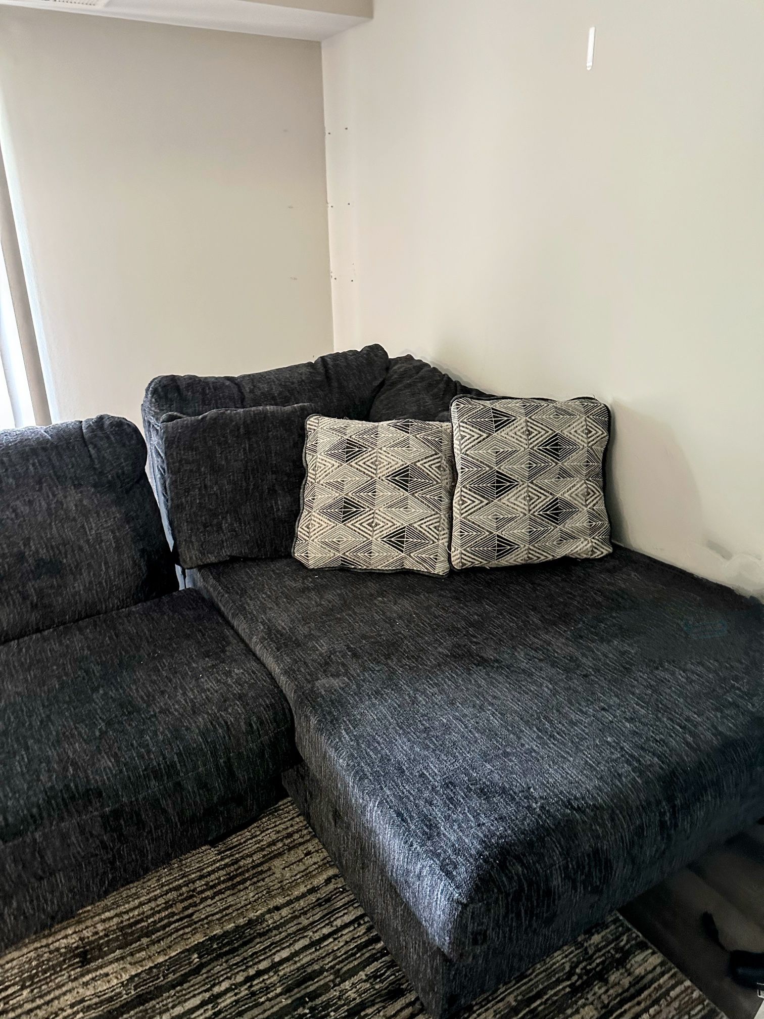 DARK GREY SECTIONAL FOR SALE!