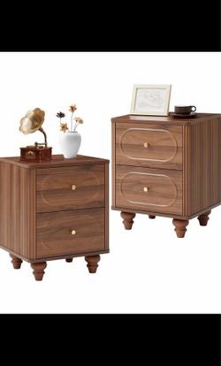 2 Drawer Dresser for bedroom set of 2