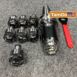 BT40 GT12 110L tapping collet set Tool Holder workholding with 7pcs collets