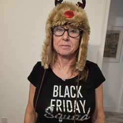 Collection X11X Reindeer Faux Fur Trapper Hat