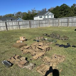 Military Gear Dump