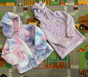 Girls Coat + Sweatshirt