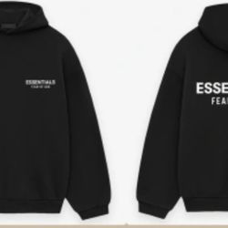 Black And White Essentials Hoodie