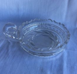 Vintage depression glass candy/trinket dish