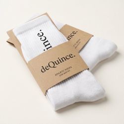 ah pair of deQuince socks