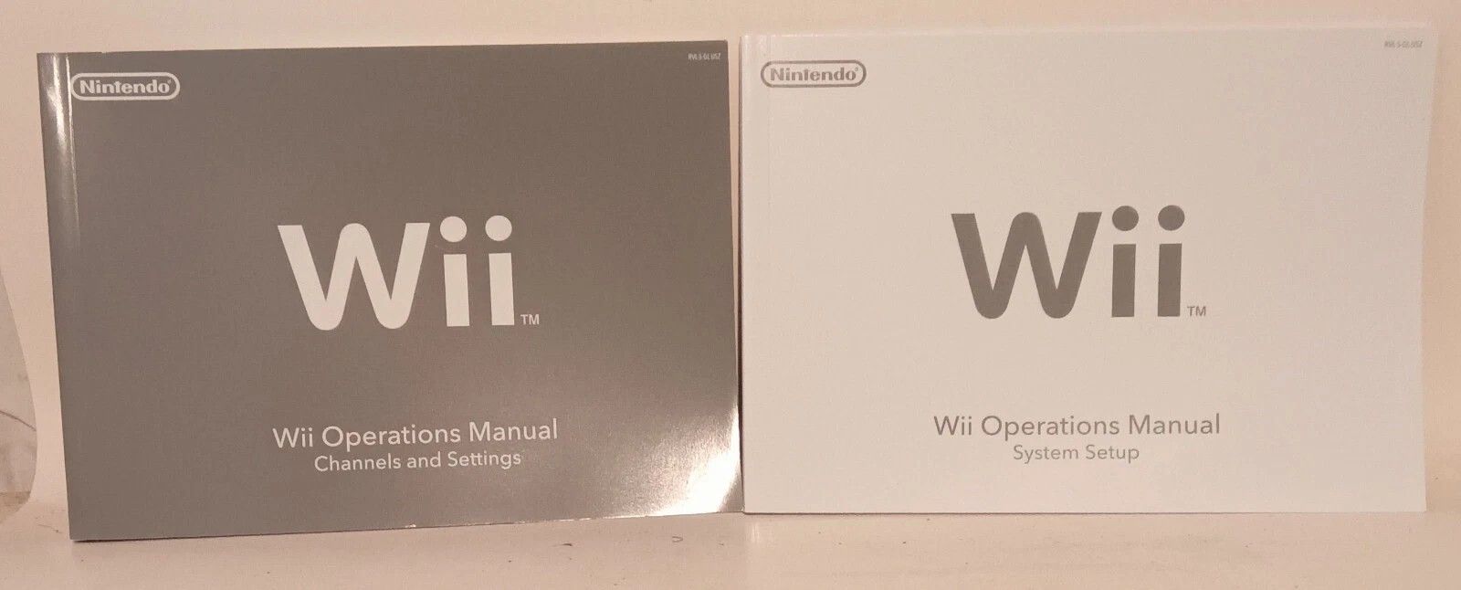 Nintendo Wii Operations Manuals Instructions Book