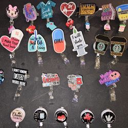 4 For 20 Badge Reels Assorted Mix Or Match