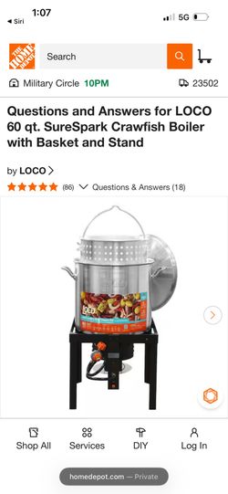 60 quart seafood cooker