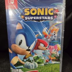 New Sealed Sonic Superstars Nintendo Switch Game 