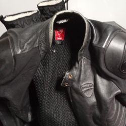 Ducati By Dainese Size 54 ...No Rips Motorcycle Jacket $60