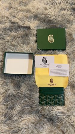 Goyard Paris Green Card Holder