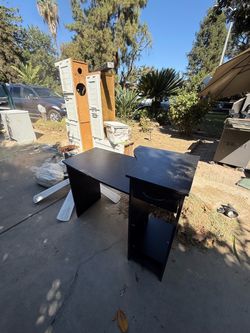 Black L-Shaped Computer Desk