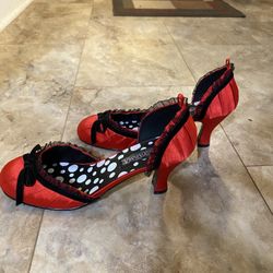 Funtasma Red/Black Cosplay Heels, size-11
