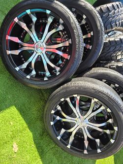 Toyota tundra wheels 5 lugs 22x10