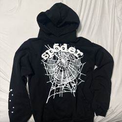 sp5der black hoodie