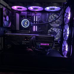 Ryzen 9 7900x3D RTX 4090 Custom PC, Monitor + Mount, G502 Lightspeed Mouse + G513 Carbon Keyboard