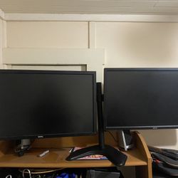 2 Benq Gaming Monitors 