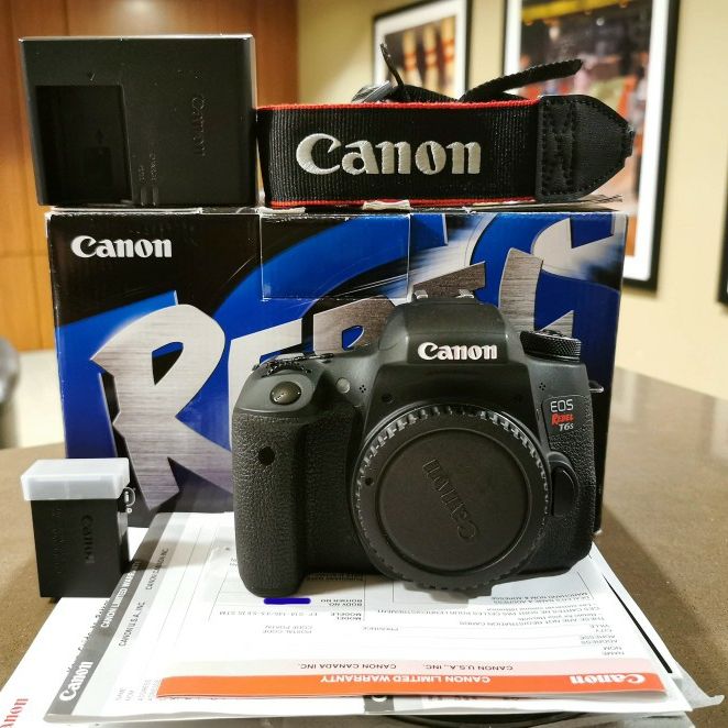 Canon EOS T6s / EOS 760D with Grip and extra battery Excellent condition