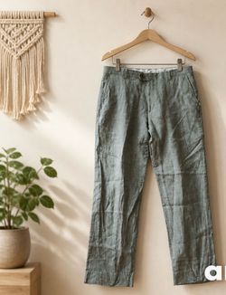 Pants men’s. Size 36. Made in Italy. 100% linen