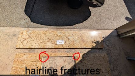 Granite Countertop Slabs - 2 Pieces - Golden Beach / Solarius - 3cm