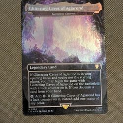MTG Foil Glittering Caves Of Aglarond (Gemstone Caverns)