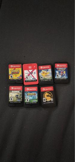 Nintendo Switch Game Cartridges Lot of 6