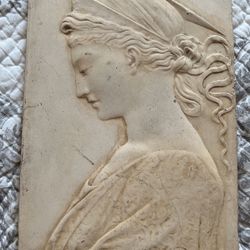 Saint Cecilia Plaster Cast Wall Decoration