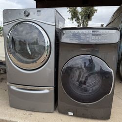 Samsung Flex Washing Machine + Whirlpool Duet Gas Dryer