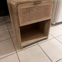 Rattan Night Stand 