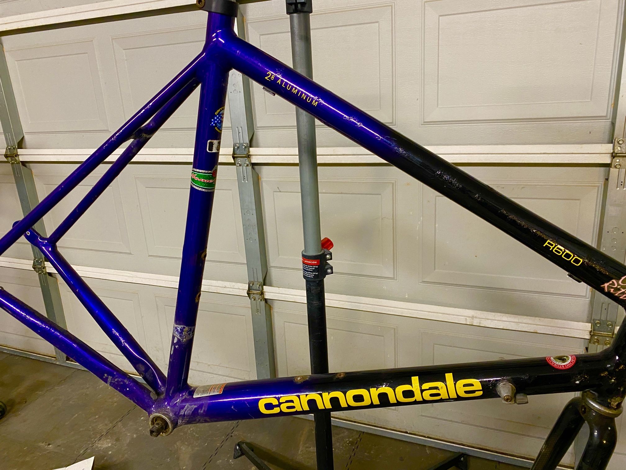 Cannondale R600 Frame w/ Carbon Front Fork **Made In The USA 🇺🇸 ** Bike bicycle
