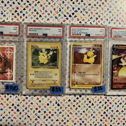 Pokemon PSA Slabs 