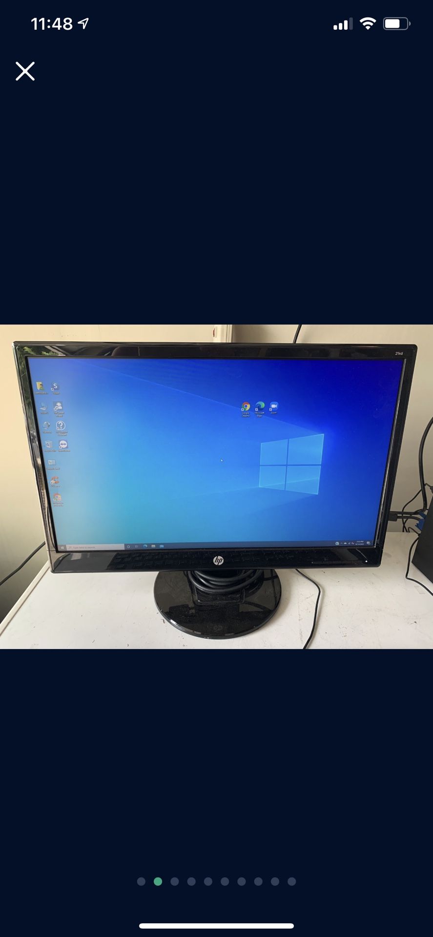 Hp computer with Monitor , keyboard and mouse