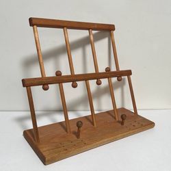 Mid Century Adjustable Wood Levenger Telescoping Book Stand