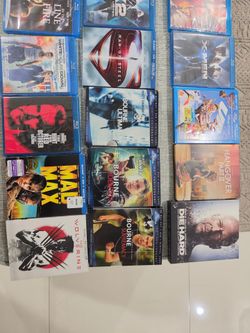 DVDS  and Blu rays