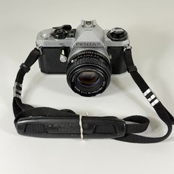 Vintage Pentax ME Super 35mm Film Camera with SMC Pentax-M 50mm f/1.7 Lens