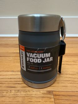 NEW:  Stanley Vacuum Food Jar with spork, putty gray