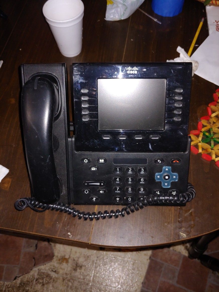 Cisco CP-9951-CL-CAM-K9 Unified IP Endpoint Slimline Handset Phone