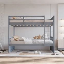 Twin Twin Bunk Bed With Mattresses 💥