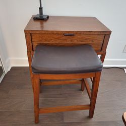 Tiny Desk Night Stand Chair Wood